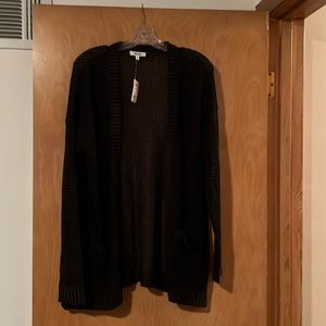 Black Mudd long sleeve cover up